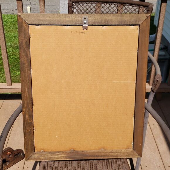 Vintage "FOOTPRINTS" Framed Art Print - Picture 3 of 6